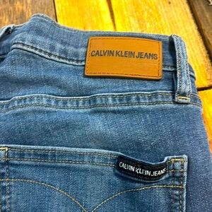 Calvin Klein skinny blue jeans